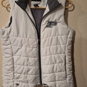 Holloway Women's White and Gray Vest